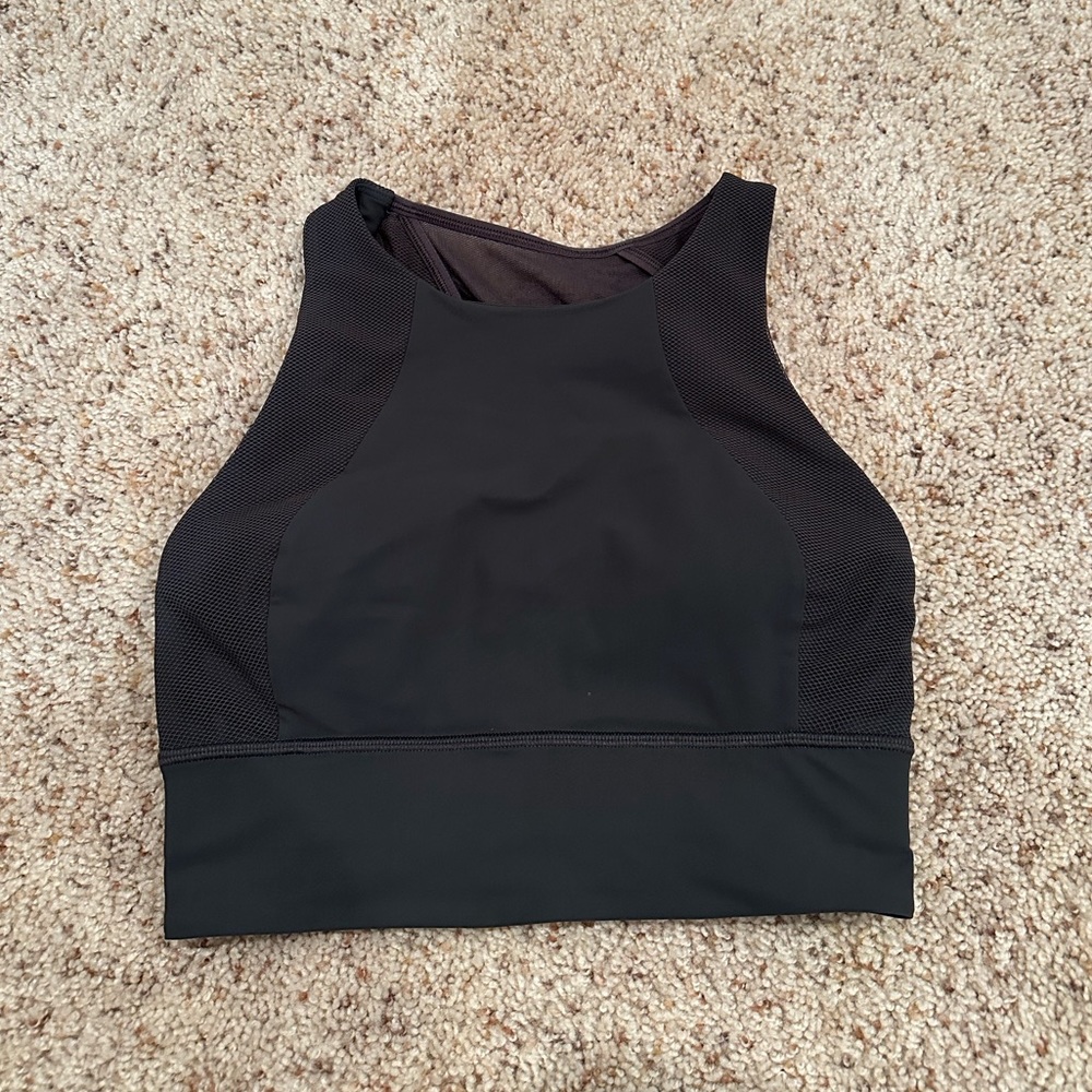 Lululemon longline sports bra, size 2, grey